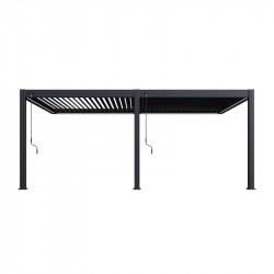 Kit LED pour pergola bioclimatique adossée 4 x 6 m - éclairage RVB connecté de marque Ombréa, référence: J9724300