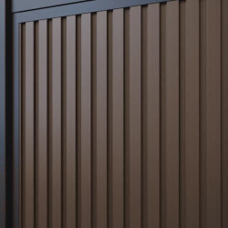 Abri de jardin pour pergola bioclimatique autoportée 4 m - aluminium et bois composite - Ombréa