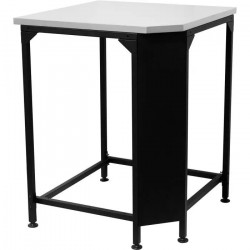 Table d’angle cuisine extérieure - plan de travail inox 705 x 705 mm - charge 100 kg de marque Cozze, référence: B9727200