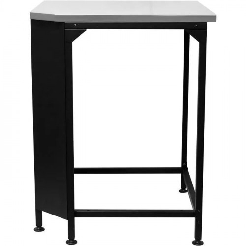 Table d’angle cuisine extérieure - plan de travail inox 705 x 705 mm - charge 100 kg - Cozze
