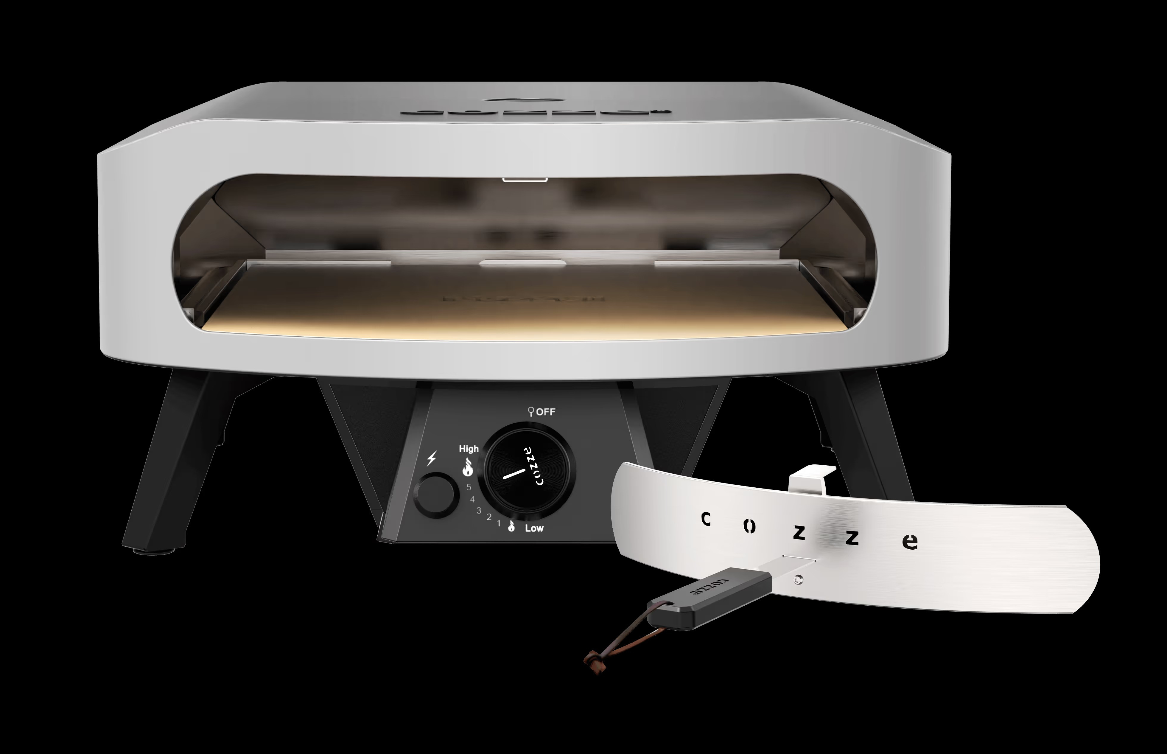Four à pizza COZZE 17 Gaz 8 KW Jusquà 450°C Thermomètre inclus Porte - vue 2