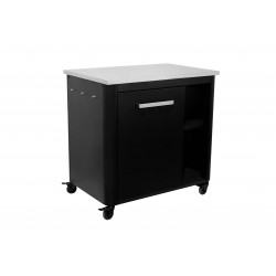 Cuisine extérieure 90 cm - plan de travail inox - rangement bouteille de gaz - Cozze