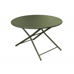 Guéridon Globe vert Ø 120 x 74 cm de marque PROLOISIRS, référence: J7039800