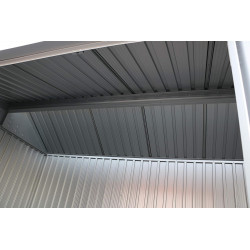 Abri de jardin aluminium 10 x 6 avec lucarne - fenêtre latérale - surface 5,36 m² - Duramax
