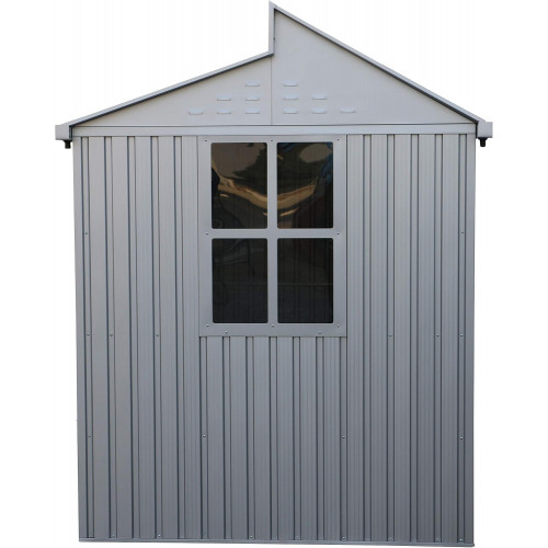 Abri de jardin aluminium 10 x 6 avec lucarne - fenêtre latérale - surface 5,36 m² - Duramax