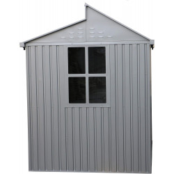 Abri de jardin aluminium 8 x 6 avec lucarne - fenêtre latérale - surface 4,33 m² - Duramax