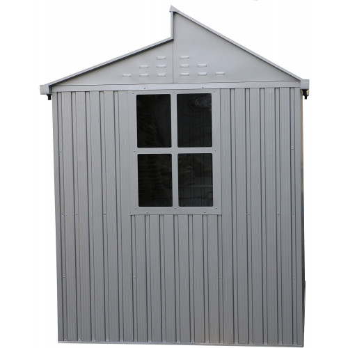 Abri de jardin aluminium 8 x 6 avec lucarne - fenêtre latérale - surface 4,33 m² - Duramax