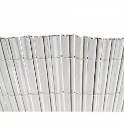 Canisse PVC double face 19 mm blanche 1 x 3 m - 30 % recyclé - anti-UV - NORTENE