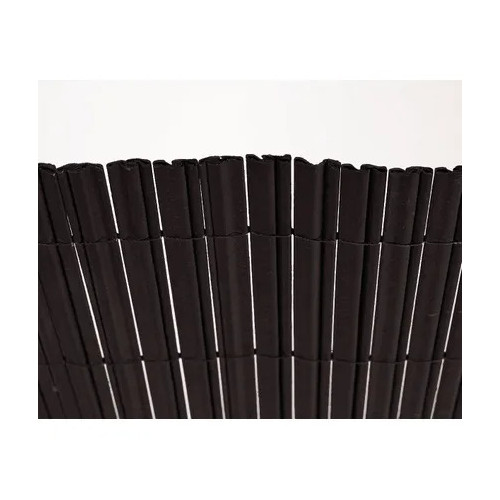 Canisse PVC double face noir anthracite 1 x 3 m - 30 % recyclé - occultante - NORTENE 