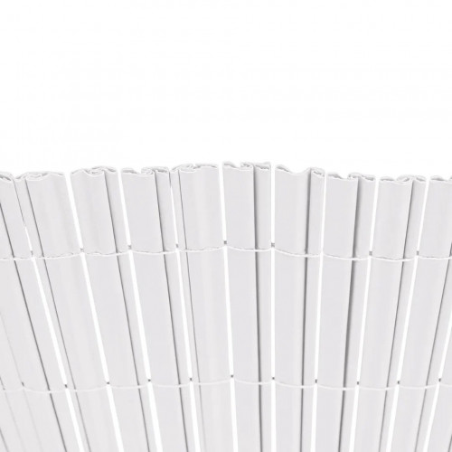Canisse PVC double face blanche 1,5 x 3 m - 19 mm - 30 % recyclé - NORTENE 
