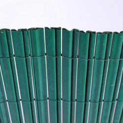Canisse PVC double face verte 1,5 x 3 m - fil PEHD - 30 % recyclé - NORTENE 