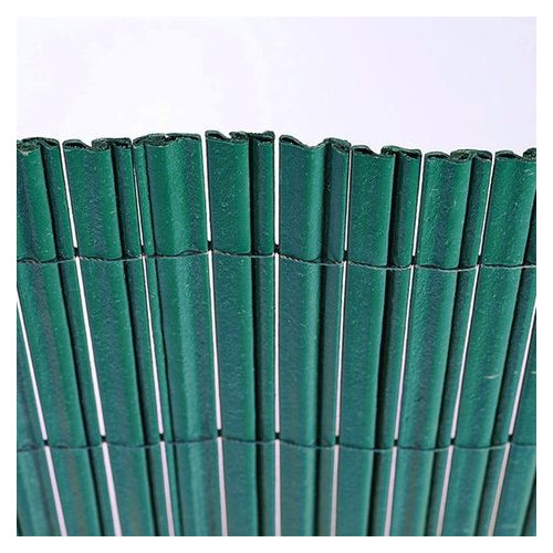 Canisse PVC double face verte 1,5 x 3 m - fil PEHD - 30 % recyclé - NORTENE 