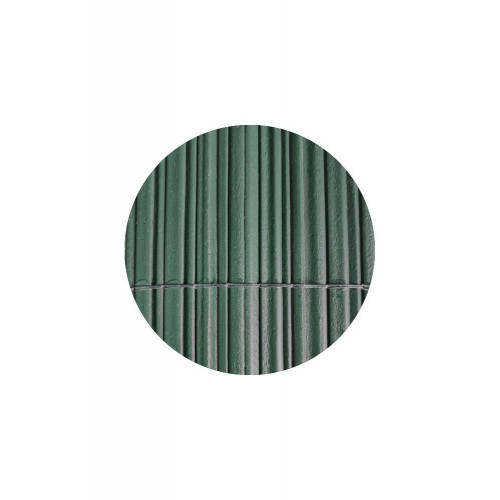 Canisse PVC double face verte 1,5 x 3 m - fil PEHD - 30 % recyclé - NORTENE 