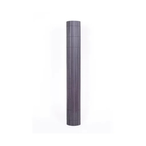 Canisse PVC double face grise 1,5 x 3 m - 19 mm - 30 % recyclé - NORTENE 