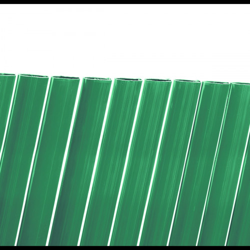 Canisse PVC double face verte 1 x 3 m - roseaux ovales 16 mm - anti-UV - NORTENE 