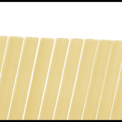 Canisse PVC double face couleur bambou 1,5 x 3 m - roseaux ovales 16 mm - anti-UV - NORTENE