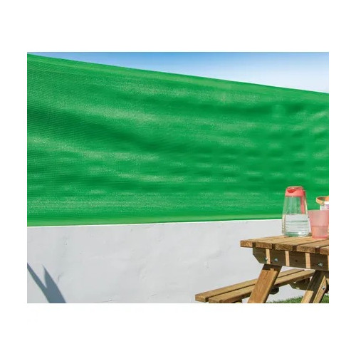Brise-vue HDPE tissé vert 1,50 x 10 m - 120 g/m² - occultation 95 % - NORTENE 
