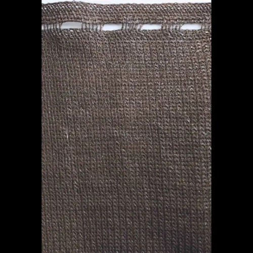 Brise-vue HDPE tissé anthracite 1 x 10 m - 120 g/m² - boutonnières - NORTENE 