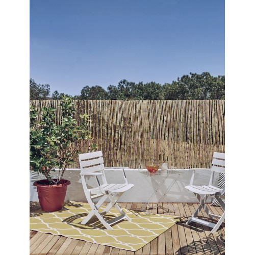 Canisse naturelle demi-ronde 1,5 x 5 m - roseaux fendus - occultation moyenne - NORTENE 