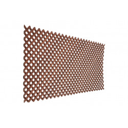 Treillis pare-vue en osier marron 0,6 x 1,2 m - matériau LOP - anti-UV - NORTENE 