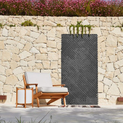 Treillis pare-vue anthracite 120 x 60 cm - tiges de saule - fil galvanisé de marque NORTENE , référence: J9732500