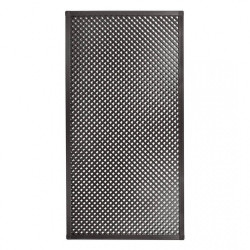 Treillis décoratif LOP anthracite 0,9 x 1,2 m - osier semi-synthétique - maille 18 mm - NORTENE