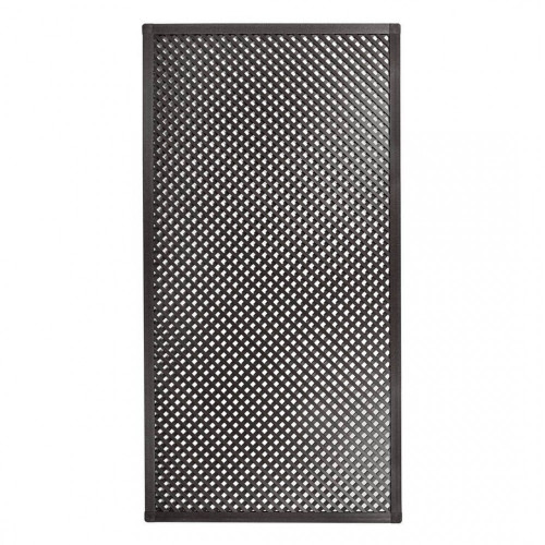 Treillis décoratif LOP anthracite 0,9 x 1,2 m - osier semi-synthétique - maille 18 mm - NORTENE 