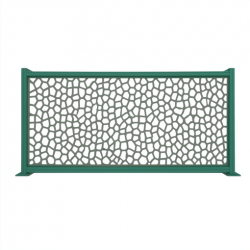 Panneau décoratif extérieur vert foncé 1 x 2 m - polypropylène 100 % recyclé - NORTENE