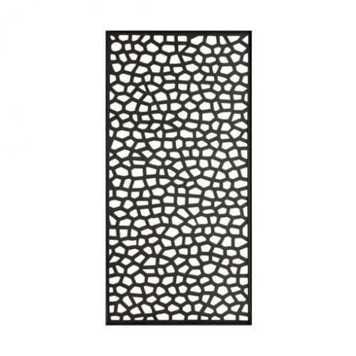Panneau décoratif extérieur gris anthracite 1 x 2 m - polypropylène 100 % recyclé - NORTENE 