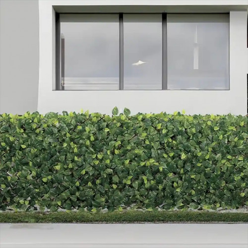 Treillis extensible artificiel vert 0,9 x 1,8 m - feuillage décoratif - PE recyclé - NORTENE 
