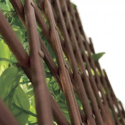 Treillis extensible artificiel vert 0,9 x 1,8 m - feuillage décoratif - PE recyclé - NORTENE 