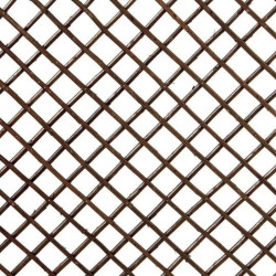 Treillis extensible en osier naturel 0,5 x 1,5 m - finition brun - décoratif - NORTENE 