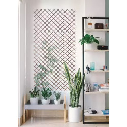 Treillis extensible en bambou bicolore 1 x 2 m - naturel - support pour plantes grimpantes - NORTENE 