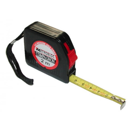 Mesure "Compagnon" 2 m x 13 mm - OUTIFRANCE 