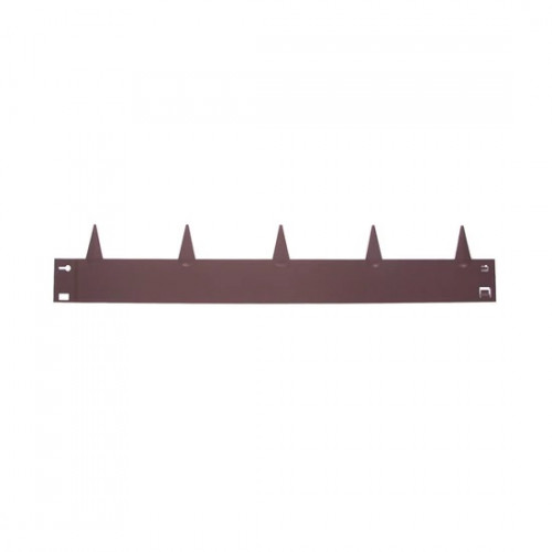 Bordure de jardin acier galvanisé marron 1,06 m - hauteur 18 cm - 5 piquets intégrés - NORTENE 