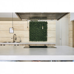 Jardin vertical synthétique buis 1 x 1 m - feuillage dense - anti-UV - NORTENE