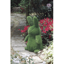 Lapin décoratif en gazon synthétique 84 x 36 x 45 cm - arrosage goutte à goutte - NORTENE