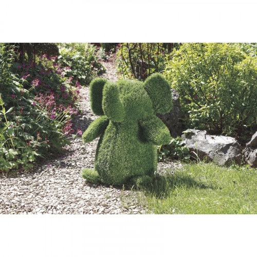 Statue de jardin éléphant en gazon synthétique - arrosage goutte à goutte - réservoir 26 L - NORTENE 