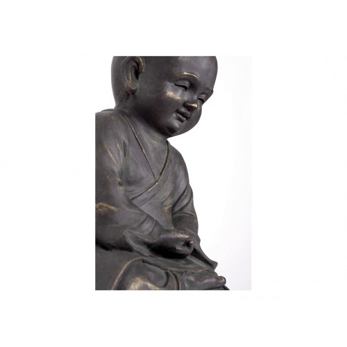 Statue de jardin Bouddha Leo 41 cm - argile fibreuse - NORTENE 