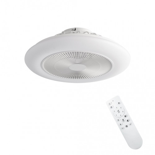 Ventilateur plafonnier 50,8 cm blanc - LED 36 W réglable avec télécommande - DLC Home