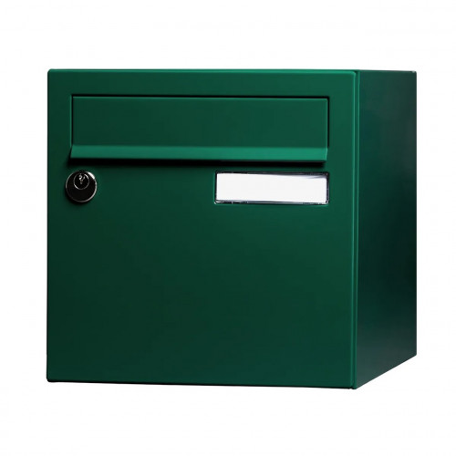 Boîte aux lettres normalisée - 2 portes - Essentiel - acier vert brillant - RENZ