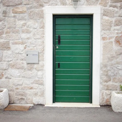 Boîte aux lettres compacte - 1 porte extérieur - Essentiel - acier blanc brillant - RENZ