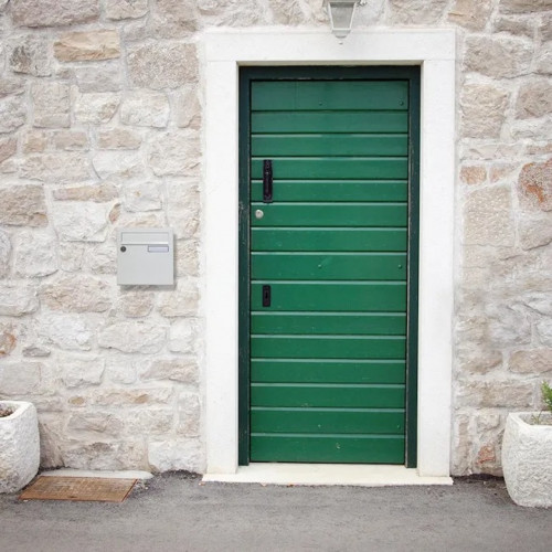Boîte aux lettres compacte - 1 porte extérieur - Essentiel - acier blanc brillant - RENZ