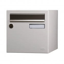 Boîte aux lettres - 2 portes extérieur - Allure - acier blanc mat - RENZ