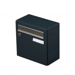 Boîte aux lettres compacte - 1 porte extérieur - Allure - acier anthracite mat - RENZ