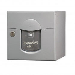 Boîte aux lettres - 1 porte extérieur - Soléa - acier gris mat - RENZ
