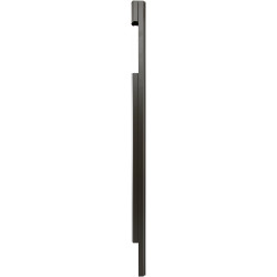Pied boîte aux lettres - H.160 x l.10 x P.9 cm - gris de marque RENZ, référence: B9740900