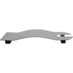 Toit décoratif - H.5 x l.32 - gris de marque RENZ, référence: B9741400
