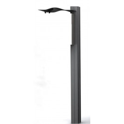 Toit décoratif - H.5 x l.32 - gris - RENZ