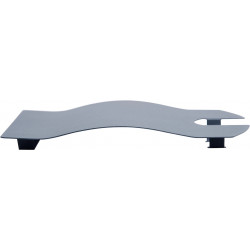 Toit décoratif - H.5 x l.32 - gris de marque RENZ, référence: B9741500